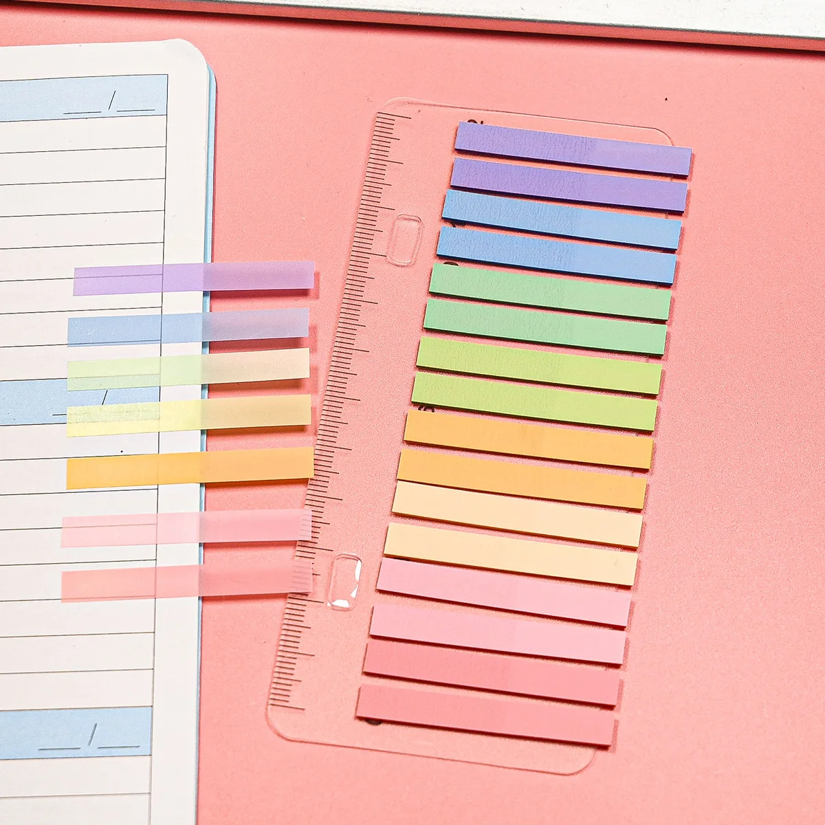 

320 листов прозрачных самоклеящихся книжных меток Kawaii