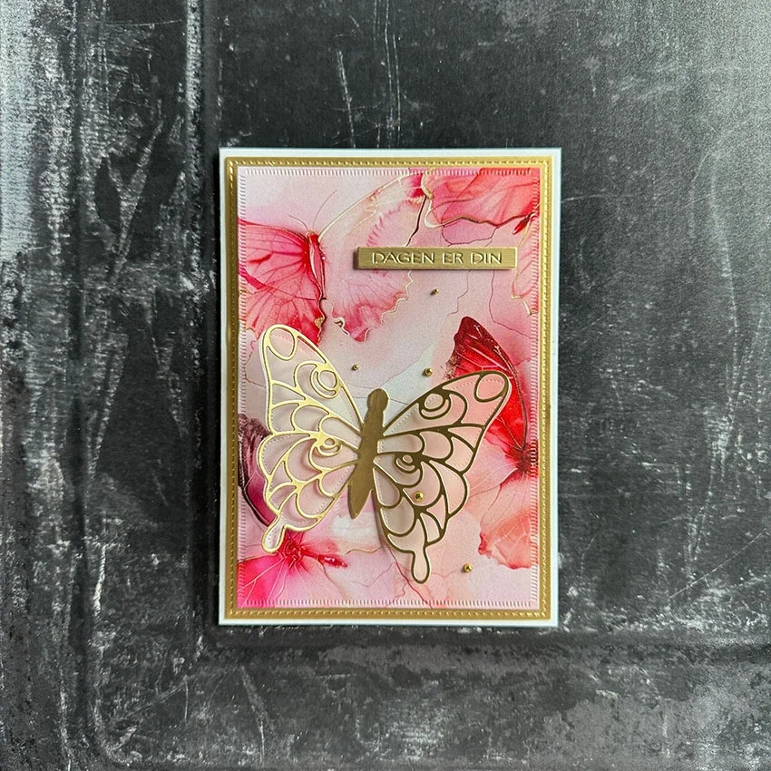 Кошелек для часов новые бабочки на день рождения кофейный металлический штамп