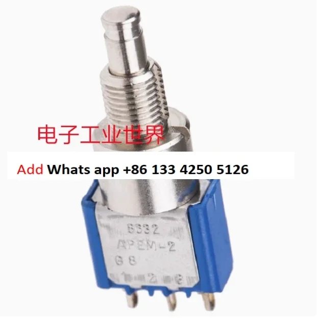 2 шт. 8632A кнопочный переключатель APEM 8632 сброс разблокированный 3-контактный штифт
