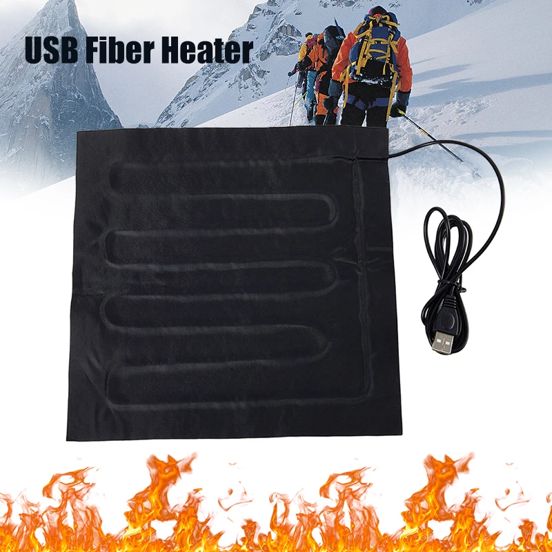 

Обогреватель из углеродного волокна с электрическим подогревом, 22 х22 см, 5 В