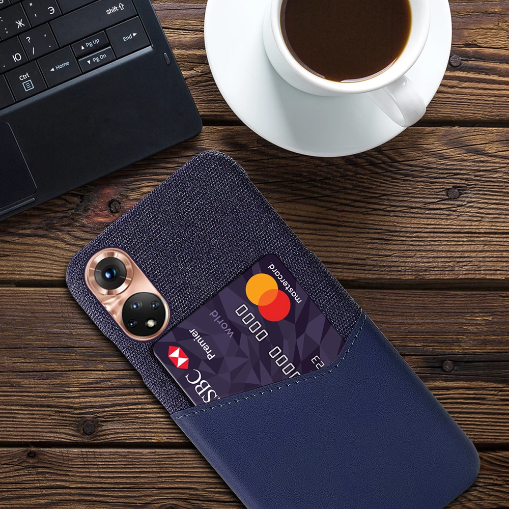 Чехол для Honor50 деловой чехол Honor 50 30 20 Pro 30S 20S 10X 10 9 Lite с отделением карт X10 Max Φ 10i 9A 9C