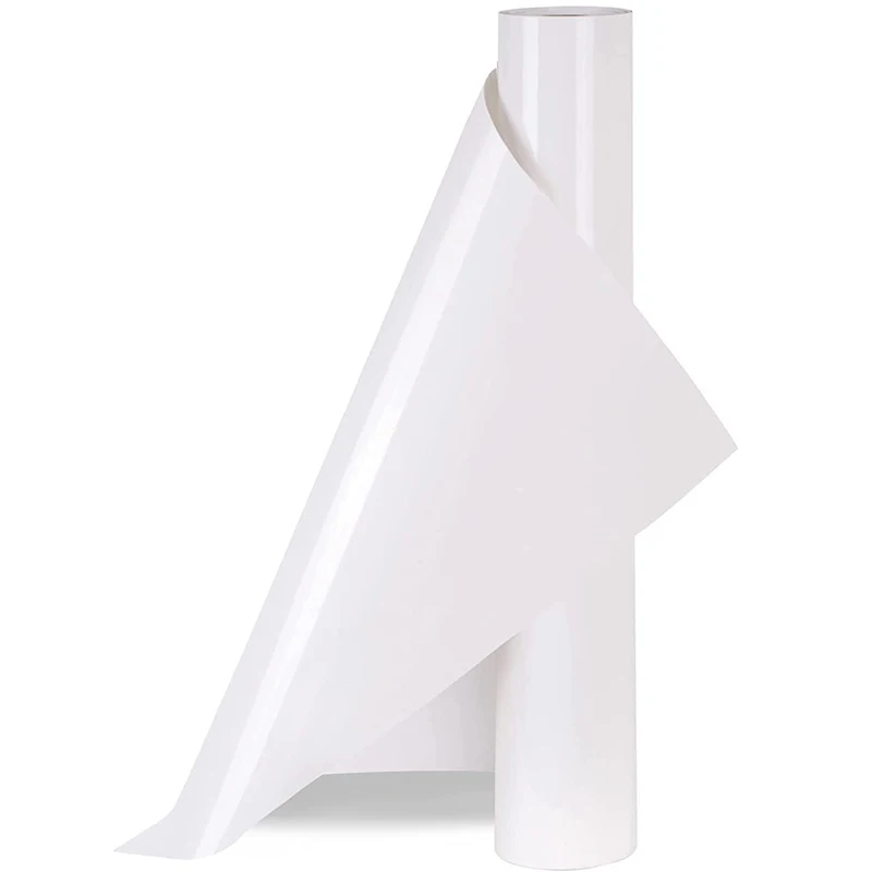 

Виниловый рулон Lucky богини для сублимационной печати, 12 дюймов X 20 футов, белый теплопередающий винил для футболок, с утюгом, для хлопчатобумажной ткани