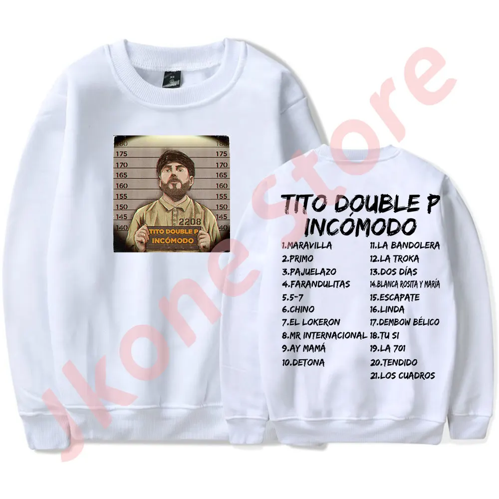 Tito Double P Incomodo альбом треклист мерч толстовки с круглым вырезом косплей женская
