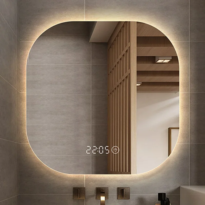 Подвесное косметическое зеркало квадратное эстетическое скандинавское