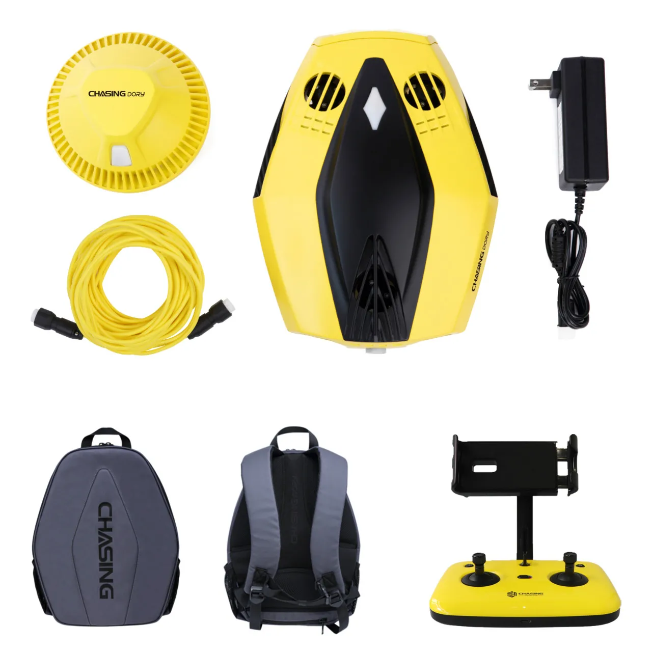 Original New CHASING Dory Underwater Drone - 1080p Full HD, Real-Time Viewing, APP Control With Backpack and Remote