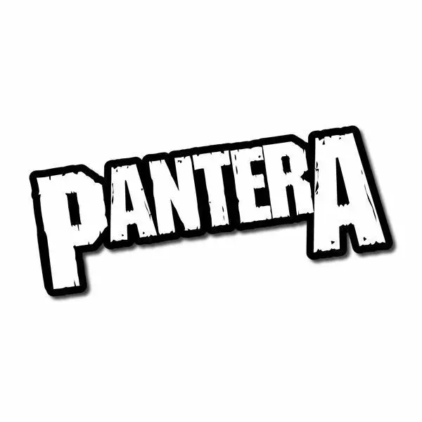 

Тяжелый металлический музыкальный браслет с буквами Pantera, автомобильная наклейка, Виниловая наклейка для автомобиля, мотоцикла, чемодана, телефона, декоративная наклейка