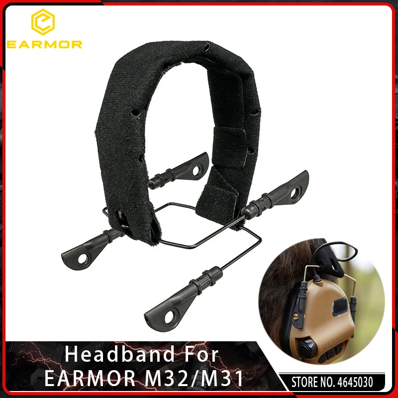 

EARMOR Airsoft Tactical Headphones Head Hoop Bracket Headband for EARMOR M32 / M32H / M31H / M31 Hunting Headset Accessories