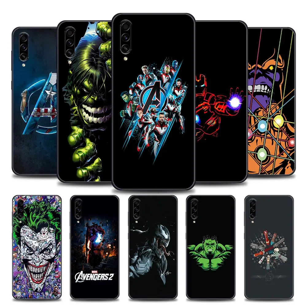 

Marvel Samsung Case for A10 e S A20 A30 A30s A40 A50 A60 A70 A80 A90 5G A7 A8 2018 Soft Silicone