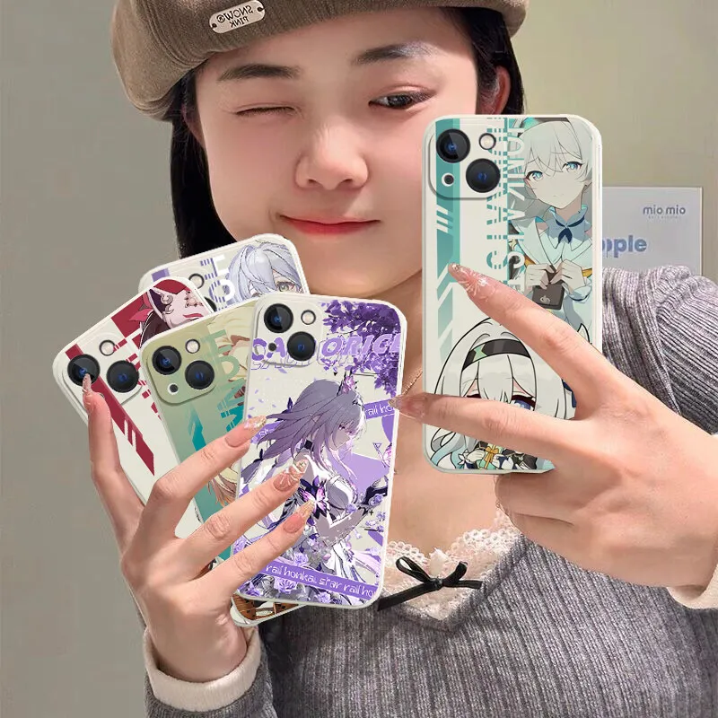Фото Чехол для телефона Honkai Star Rail для Realme 9 10 13 14 Pro Plus 5G 5 6 7 8 9 11 Pro 5i 5s 6 6s 7i 8i 9i 8 P3 5G Мягкий силиконовый чехол №2