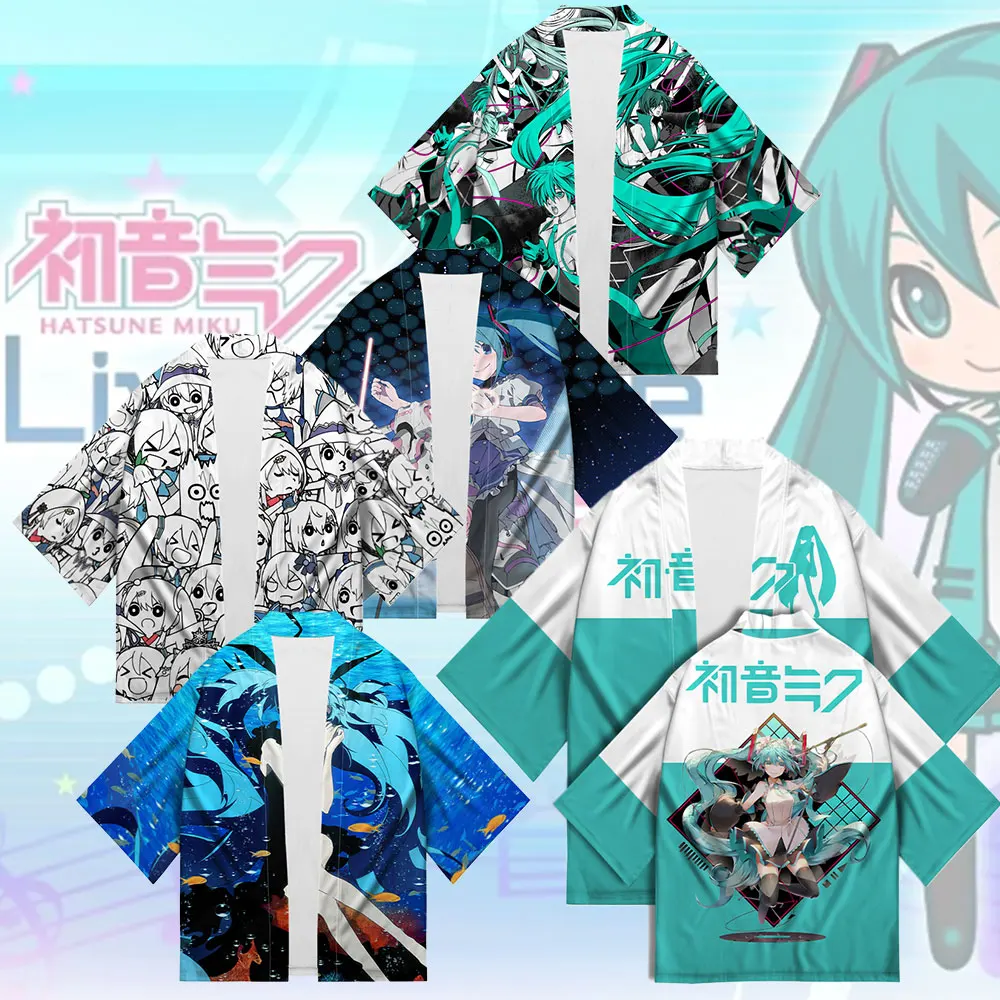 Кардиган серии Chuyin, кимоно, топ с коротким рукавом, одежда для фитнеса, домашняя одежда, халат с принтом