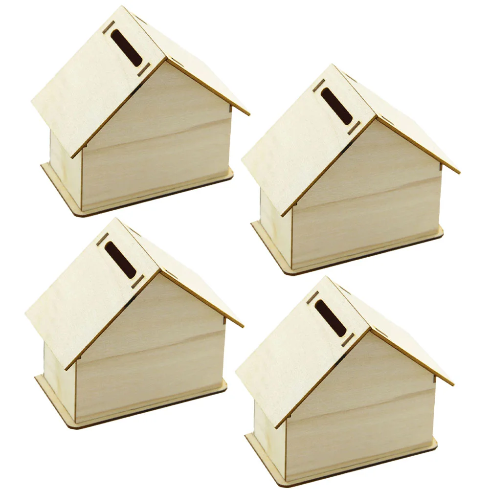 

4 шт., деревянные игрушки для дома