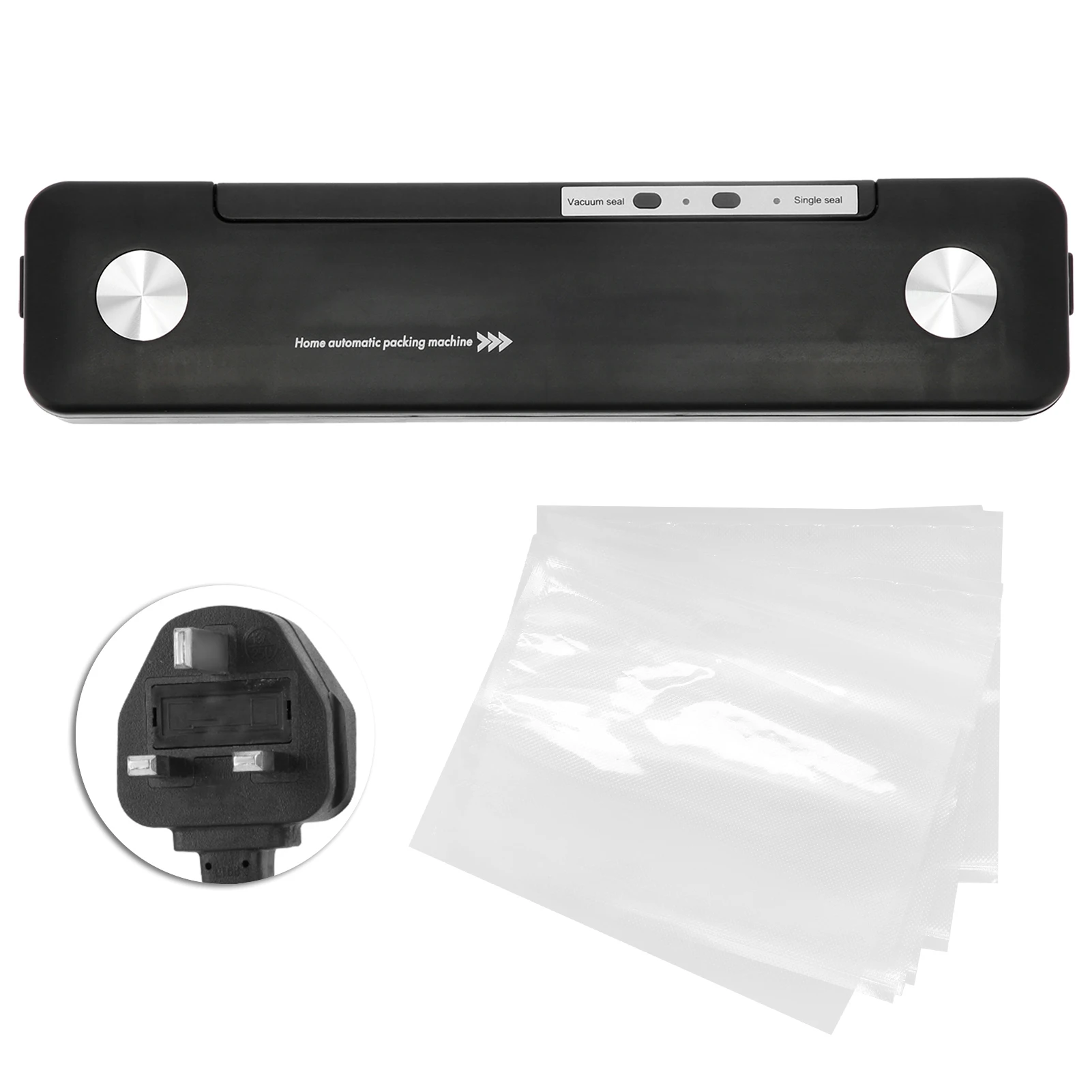 

Vacuum Sealing Machine Dry Wet Food Mode 10‑Second Food Sealer for Food Preservation Laboratory TestUK Plug 220V