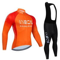 ineos professional cycling jersey for 2022 mtb for mens summer cycling men short full zipper polyester long sleeve