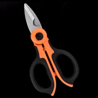 new high carbon steel household scissors electrician cloth paper and cable wire peeling cutting tool