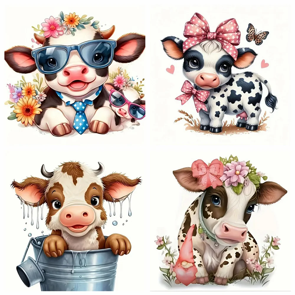 Алмазная Картина Животное Большой Рубинт Круглый Полный Охват Вышивка Крестиком