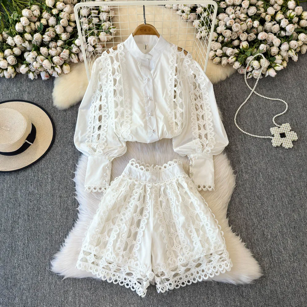 Роскошные летние осенние комплекты из 3 предметов: майки блузка шорты женский