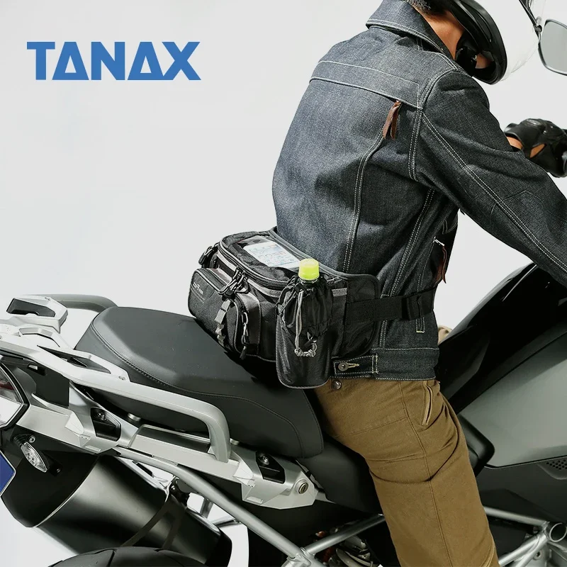 TANAX MFK-202 Мотоциклетная поясная сумка 6 3 л Мужская водонепроницаемая на поясную