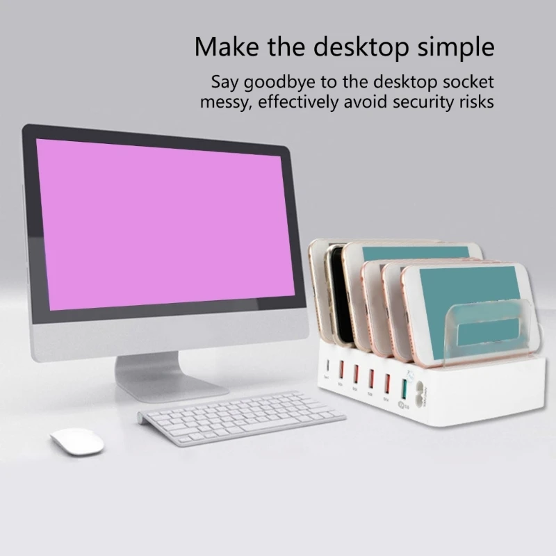 

USB , 6-Port Fast Desktop Multi USB for Phones, Tablets Dropship