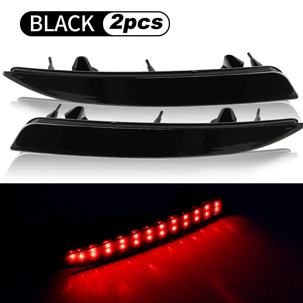 

2X для 2009 2010 2011 2012 Opel Vauxhall Astra J светодиодный отражатель заднего бампера стоп-сигнал