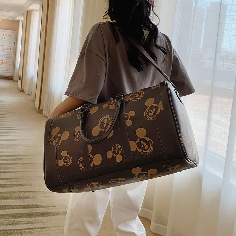 Disney Luggage Travel Bag for Women Men Designer Bags Luxury Mickey Mouse Large Capacity Weekend Bag Gmy Sports Caming Fitness