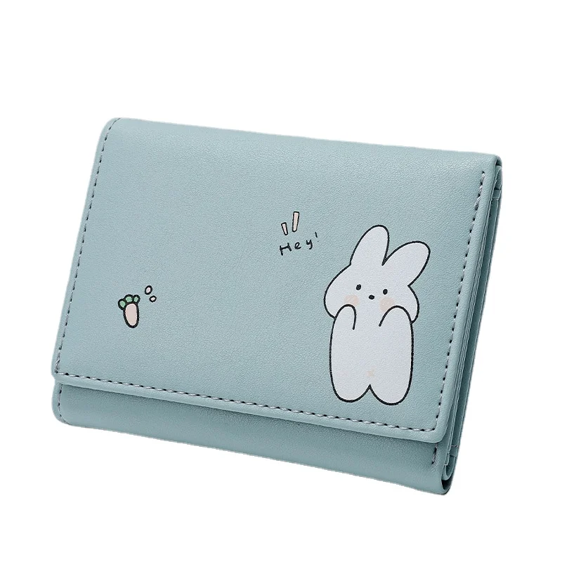 

Women Wallets 4 Color Money Bags Short Cute Small Purse Women's Student Card Holder Girl ID Bag Card Holder Coin Purse