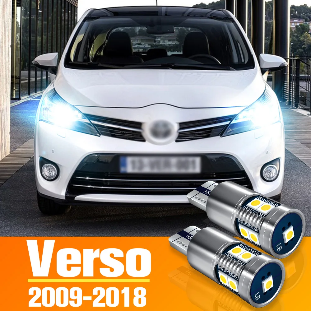 2 шт. светодиодный парковочный фонарь для аксессуаров Toyota Verso лампа 2009 2010 2011 2012 2013