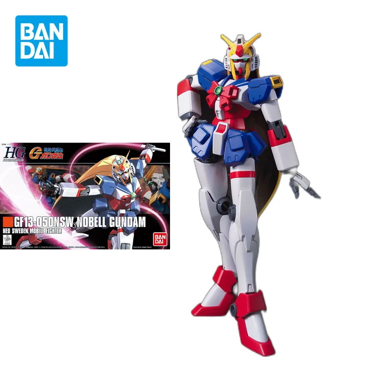 

Bandai Original GUNDAM HGUC GF13-050NSW NOBELL GUNDAM female 1/144 Anime Action Figure Assembly Model Toys Out of print sales