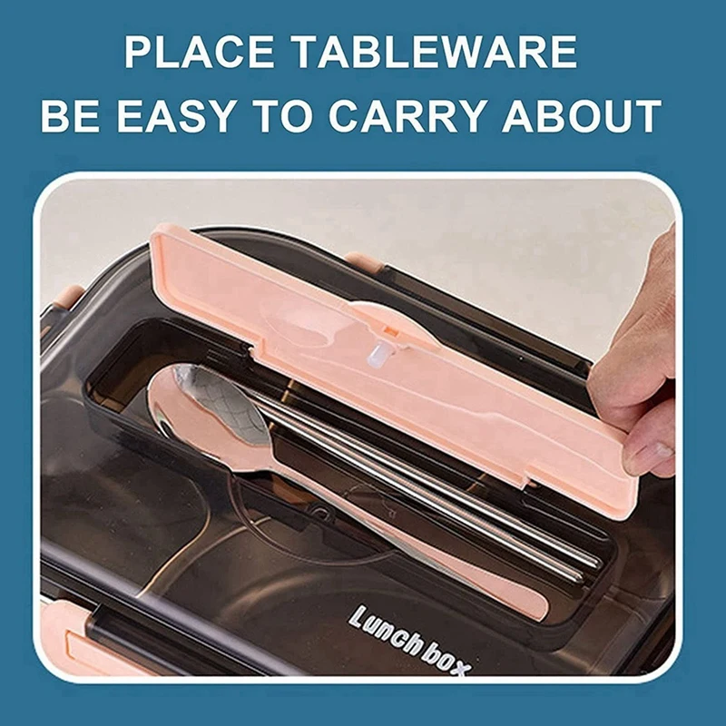 2 коробки для бенто 1 5 л студентов термоизоляционный ланч-бокс набор посуды