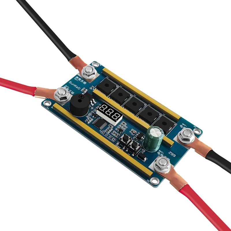 

Z99 Spot Welder Digital Display 1500A 0.1-0.2Mm Spot Welding MOS 18650 Lithium Battery Welding Control Panel
