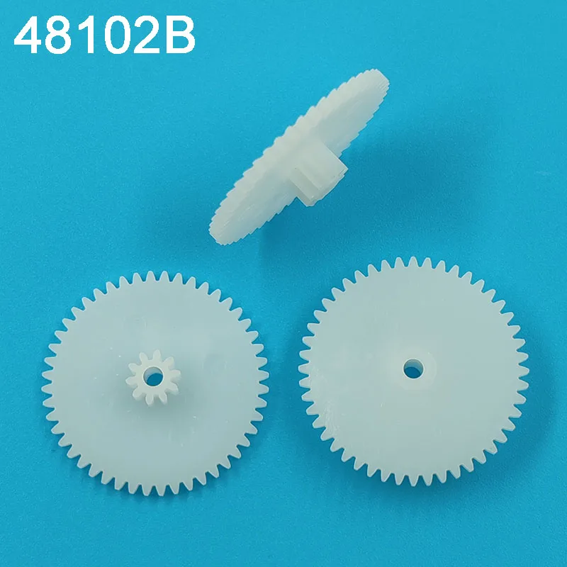 

48102B 0,5 м, двойная Дека, модель 0,5, 48 зубьев + 10 зубьев, пластиковые шестерни, игрушечные аксессуары