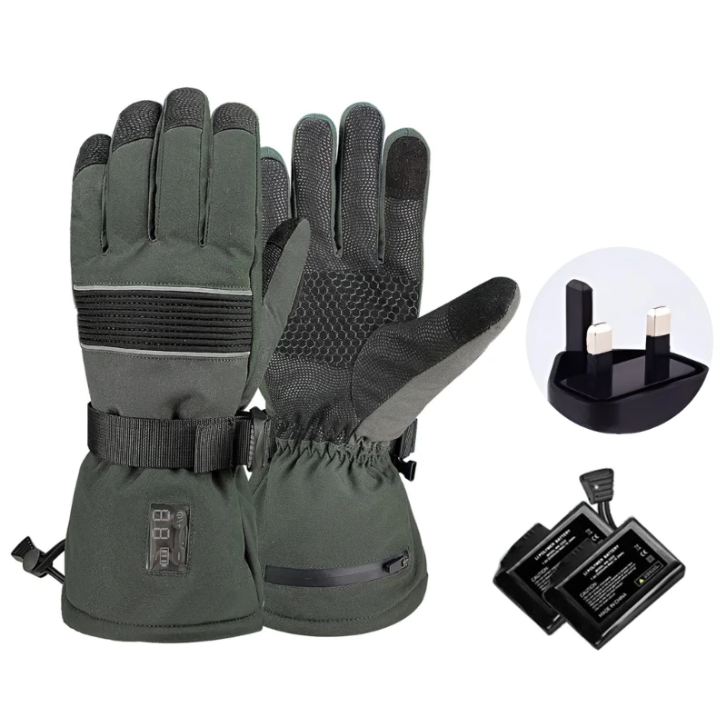 

Heated Gloves Rechargeable 7.4V 2200mAh Battery Electric Hand Warmers Heating Gloves for Men Women, Lasts 6Hrs, 3 Levels