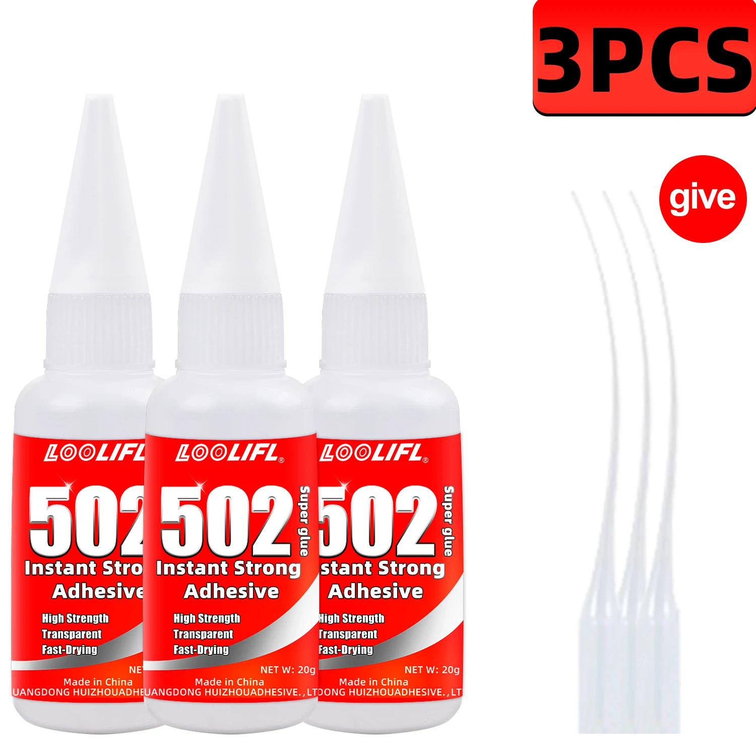 

LOOLIFL Суперклей 502 Прозрачный