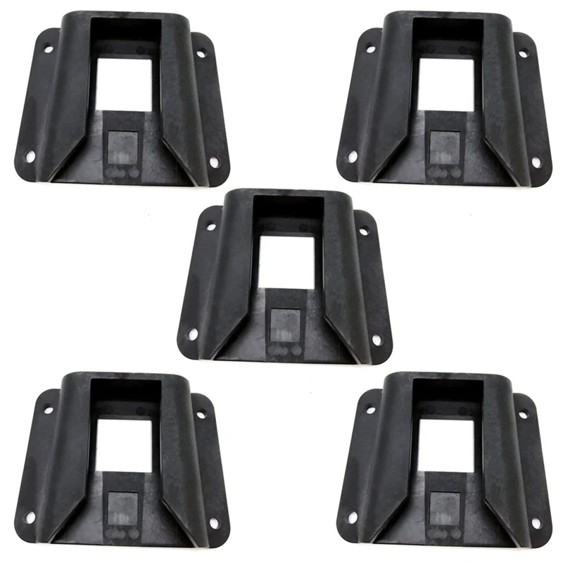 

5X Bicycle Carrier Block Adapter For Brompton Folding Bike Bag Rack Holder ABS Front Carrier Block Mounting