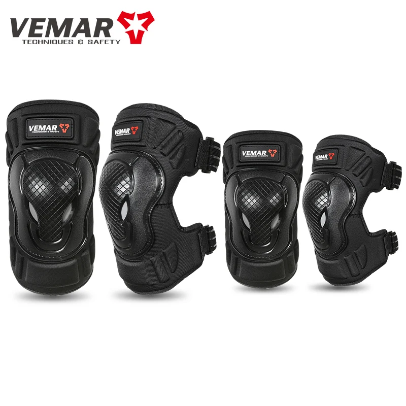 4 шт./компл. VEMAR E-19 + E-20 защита колена и локтя мотоциклетный наколенник налокотники