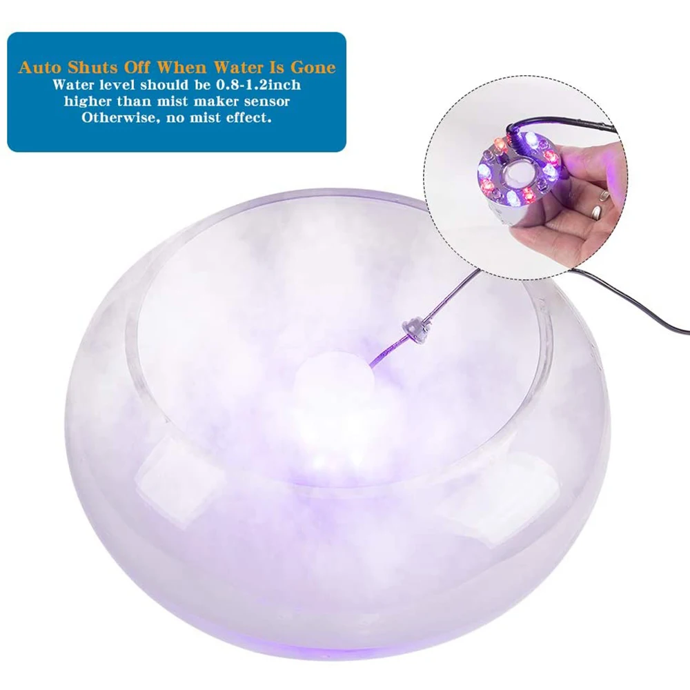 Распылитель со светодиодной подсветкой забавные аксессуары для аквариума