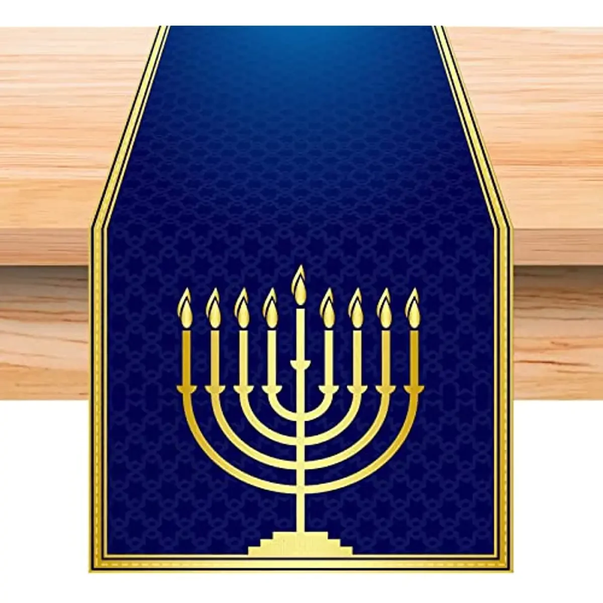 Hanukka Menorah настольные дорожки Звезда Давида еврейский праздничный камин кухня