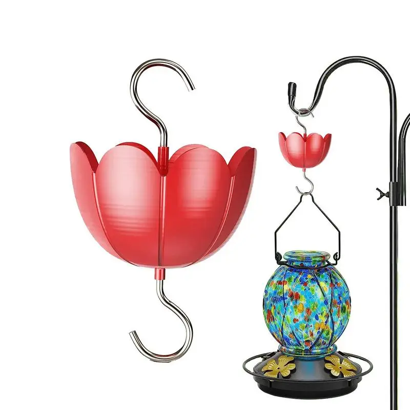Flower Shape Feeder Accessory Moat Hooks Sturdy Leakproof Ant Guard Moat Hook For Patio Lawn Garden