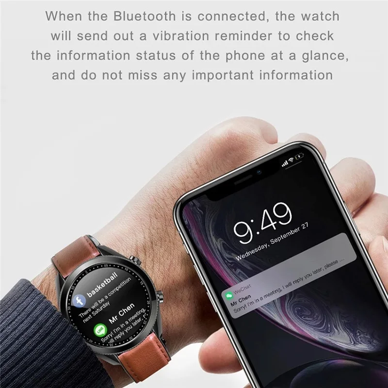 Смарт-часы XIAOMI UM90 мужские с поддержкой Bluetooth и Пульсометром |