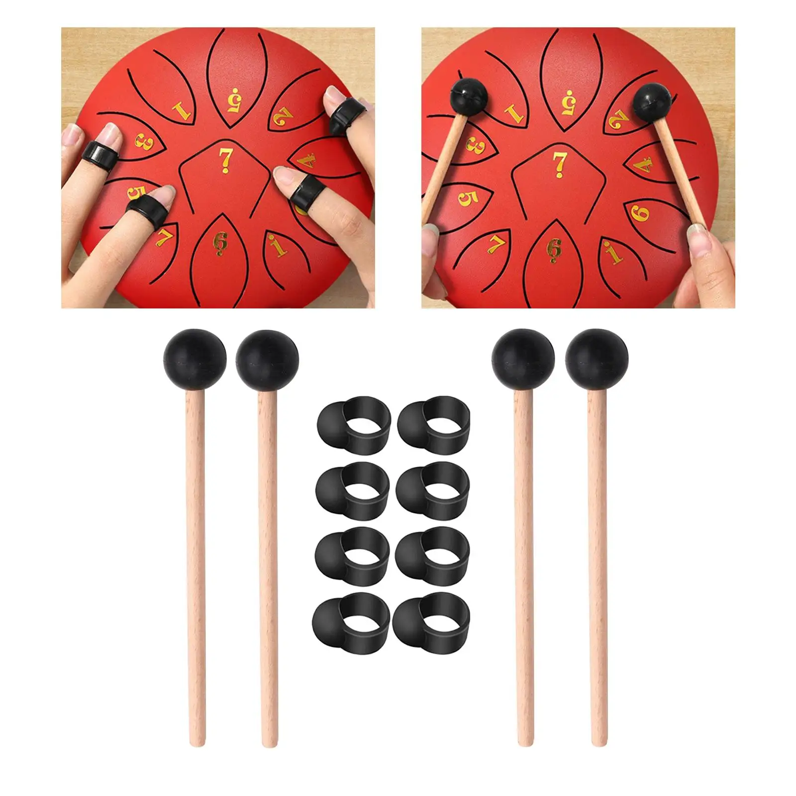 

Профессиональные барабанные палочки с отверстиями для пальцев, аксессуары для детей и взрослых, подарки