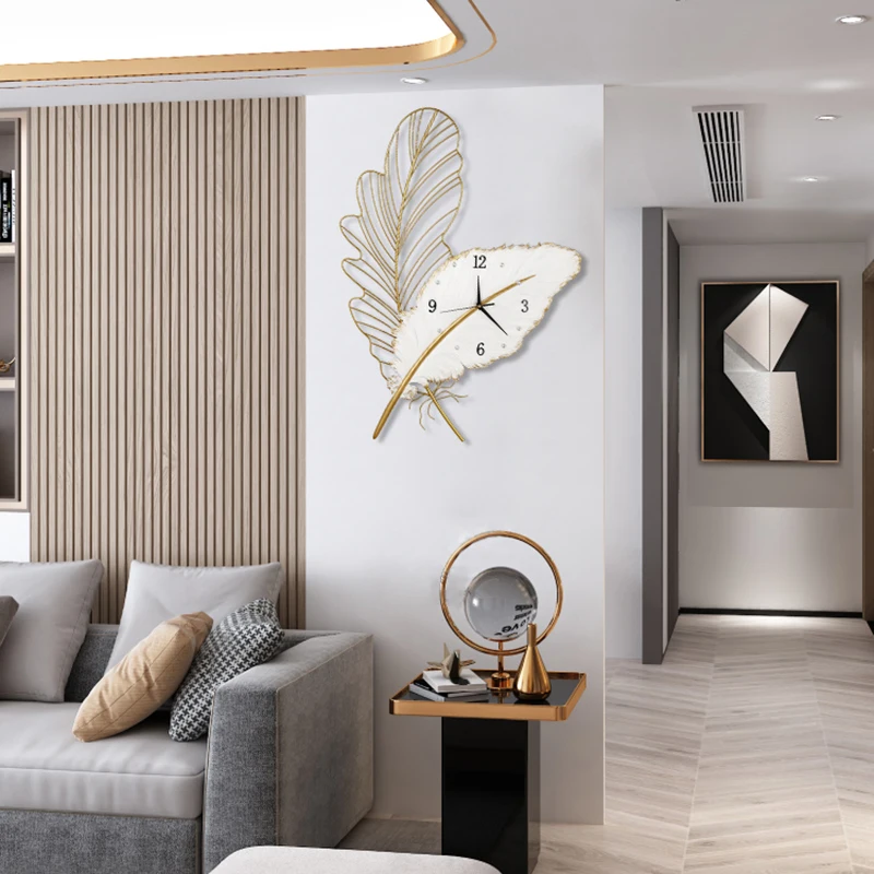 

Big Size Wall Clock Art Home Decor Luxury Silent Clock Mechanism Kitchen Living Room Decoration Horloge Murale Wall Decor