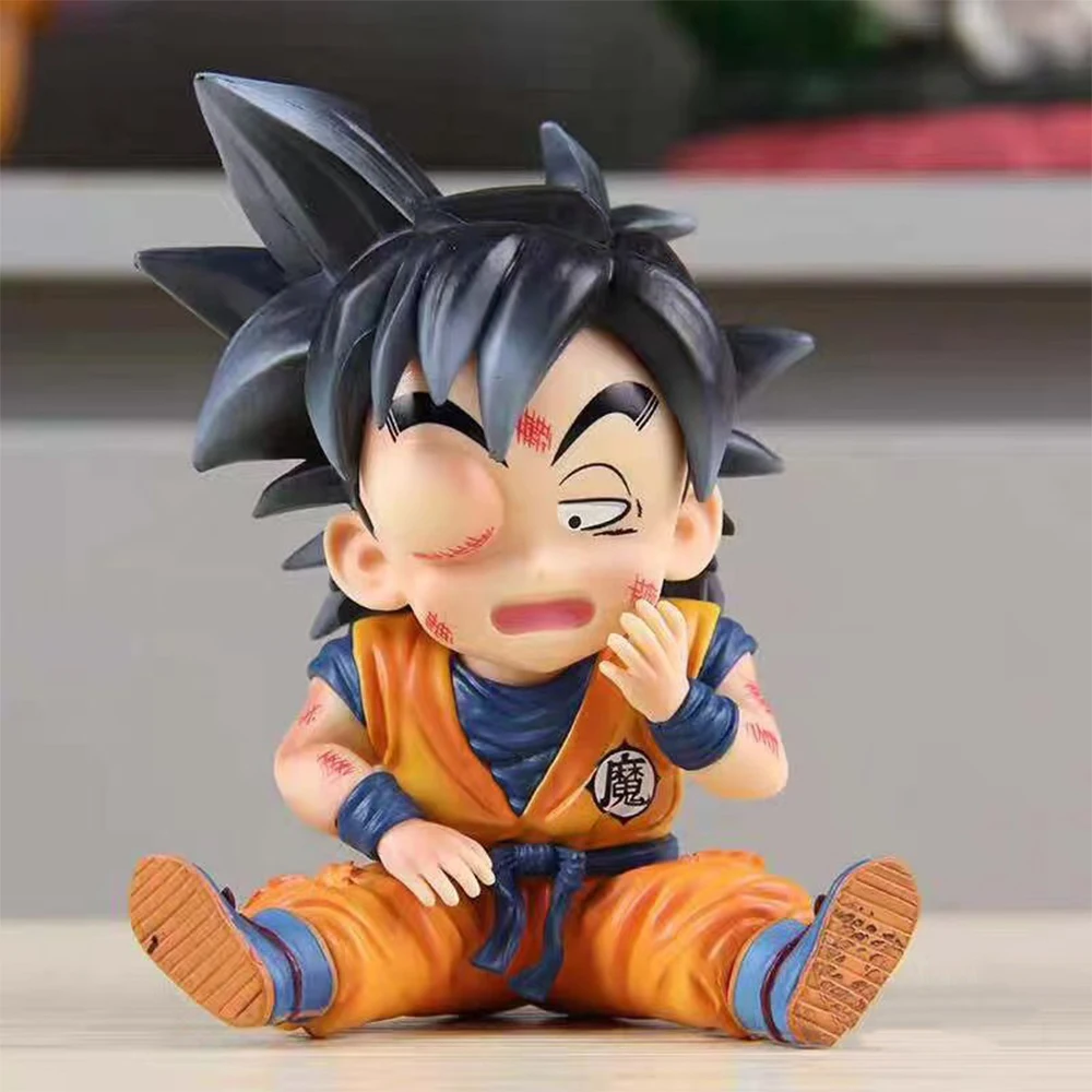Фото Фигурка Сон Гохана 5 см, аниме Dragon Ball Super Saiyan, фигурка-держатель для лапши, крутая модель для гольфа, игрушка, подарок, коллекционные украшения, ПВХ №5
