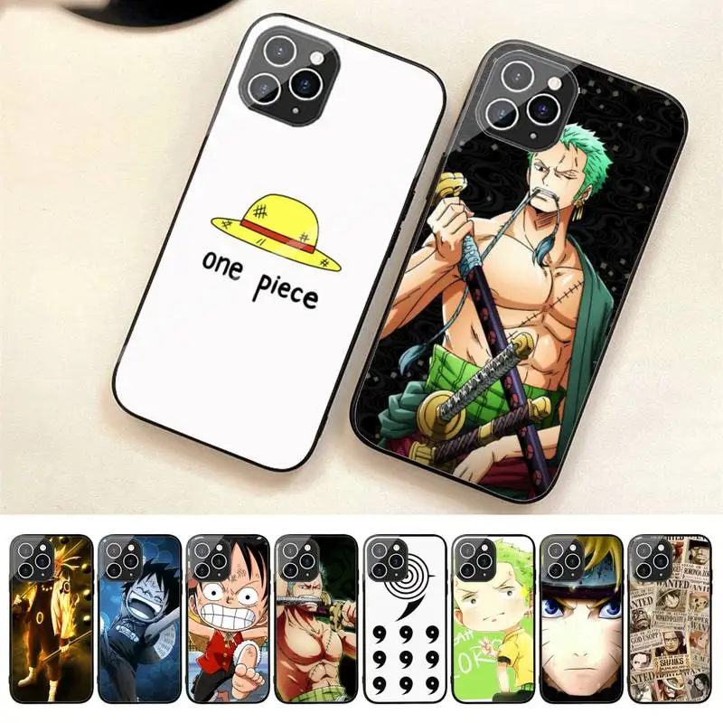 Чехол для телефона с японским Аниме Манга One-e Piecies для Iphone 7 8 Plus X Xr Xs 11 12 13 Se2020 Mini 14 Pro Max, чехлы из закаленного стекла Чехол для телефона с японским Аниме Манга One-e Piecies для Iphone 7 8 Plus X Xr Xs 11 12 13 Se2020 Mini 14 Pro Max, чехлы из закаленного стекла