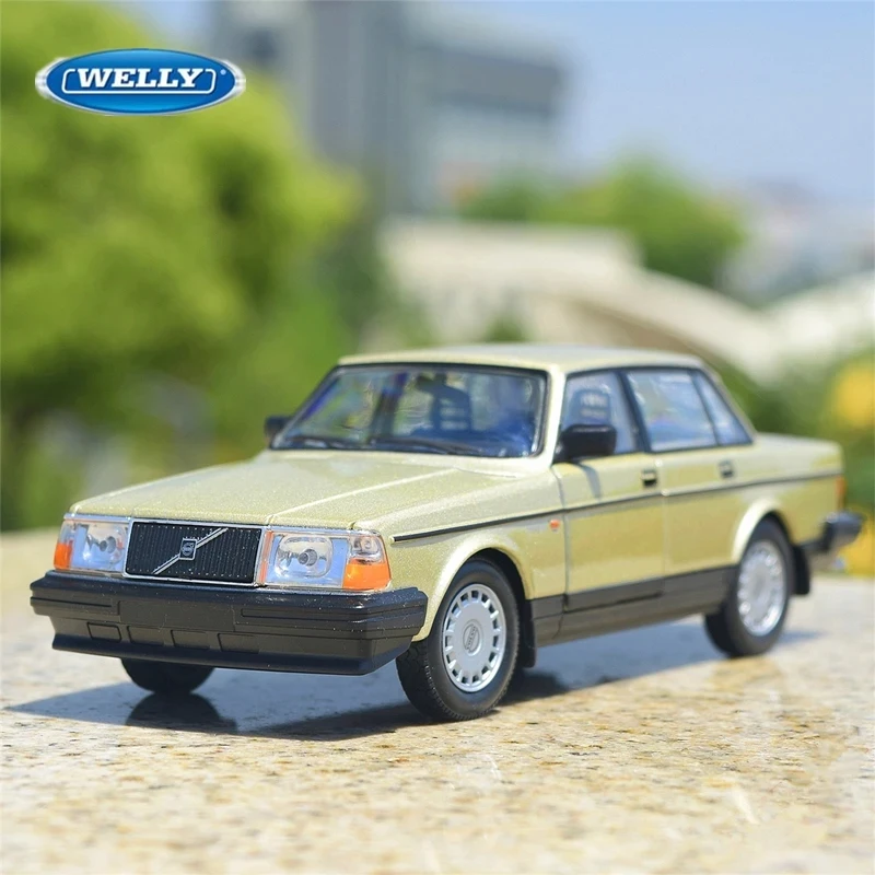 

Модель автомобиля WELLY 1:36 VOLVO 240 GL из сплава, литой металлический игрушечный классический автомобиль, модель высокой модели, коллекция, детские подарки