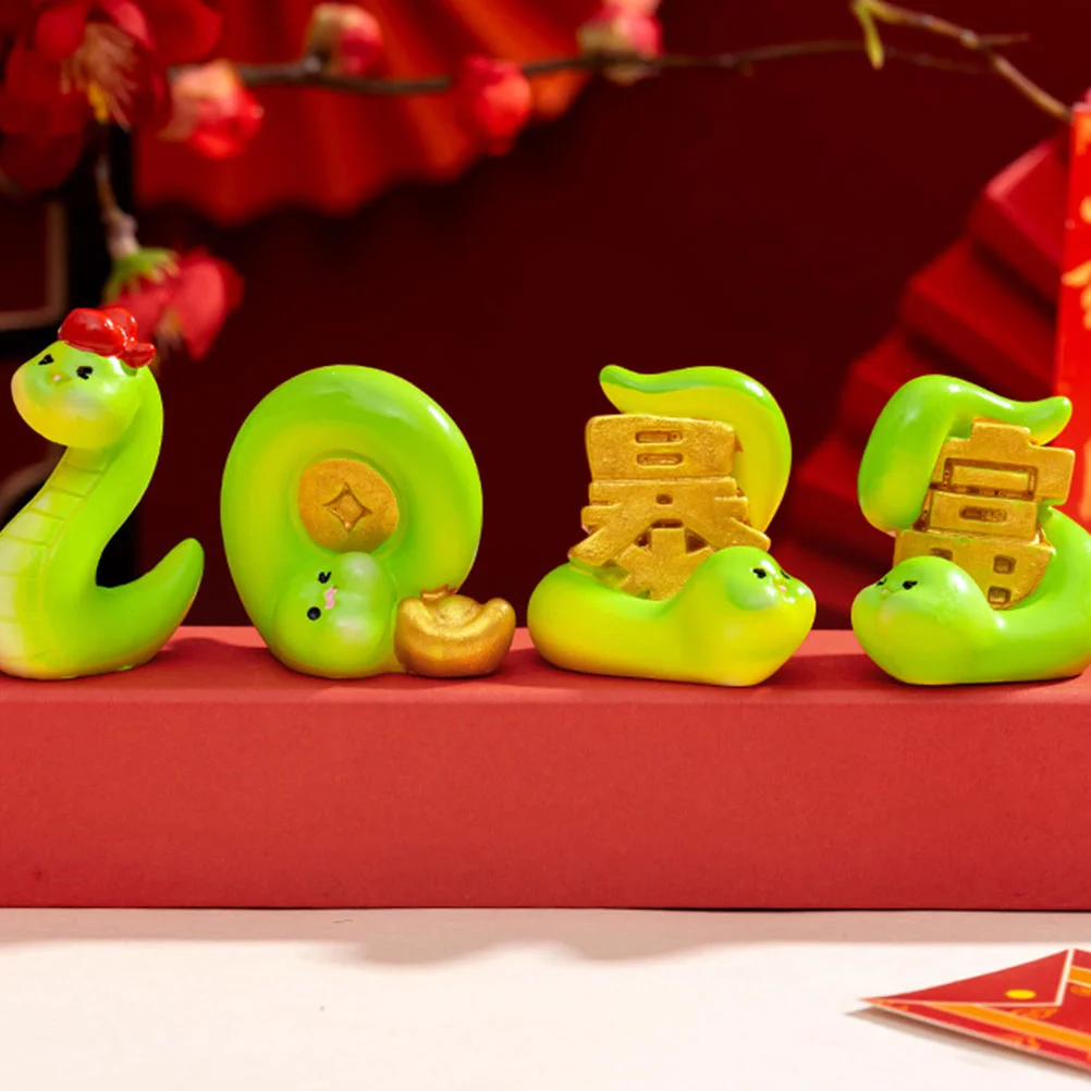 6 шт. микро пейзажная статуя из смолы украшения миниатюрные статуи на день