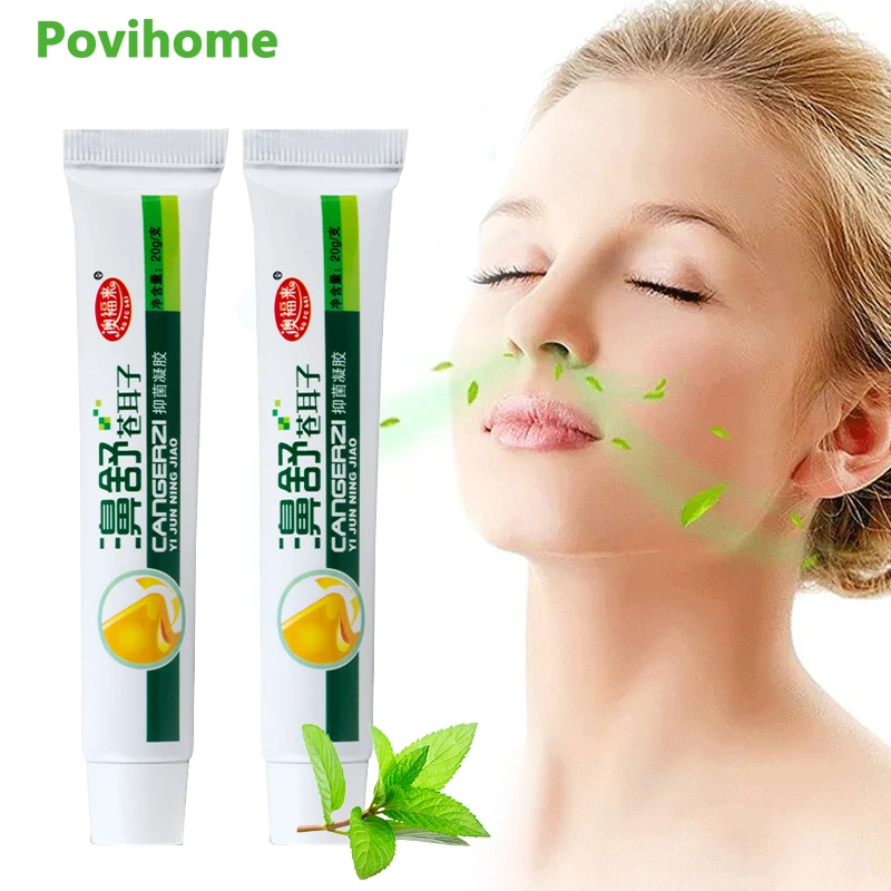 

Крем для лечения ринита 20 г, мятный Охлаждающий бальзам для извинения синусита, загруженность носа, холодное избавление, травяной гель, плас...