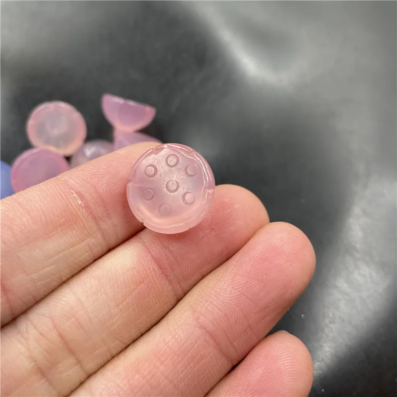 Дешевая подвеска из нефрита розового халцедона агата лотоса семян голубого