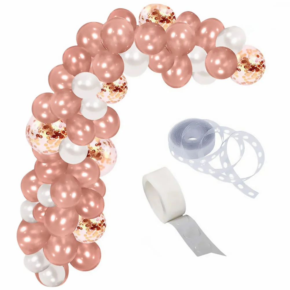 

Воздушные шары, ярко-розовое золото, свадебная гирлянда, помолвка, День Святого Валентина, латексные украшения для дня рождения ребенка, праздника