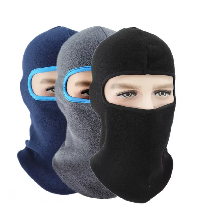 Fleece Winter Warmer Thermal Windproof Balaclava Cold Weather Hat Helmet Liner Full Face Caps Men Women Cap Beanies