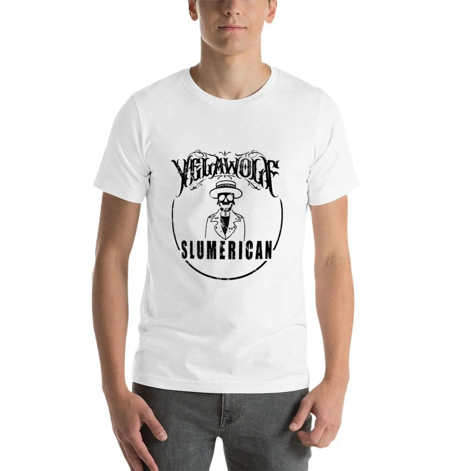 Фото Футболка Yelawolf Music Band, базовый топ больших размеров с короткими рукавами №3
