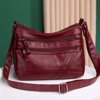 new fashion women bag 2022 trend soft pu leather luxury handbags purses designer female shoulder messenger hand bags for lady